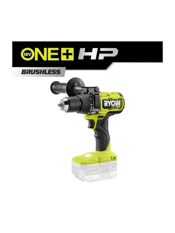 Дрель-шуруповёрт ударный аккумуляторный RYOBI RPD18X1-0, 18 В, 105 Н·м, без аккумулятора