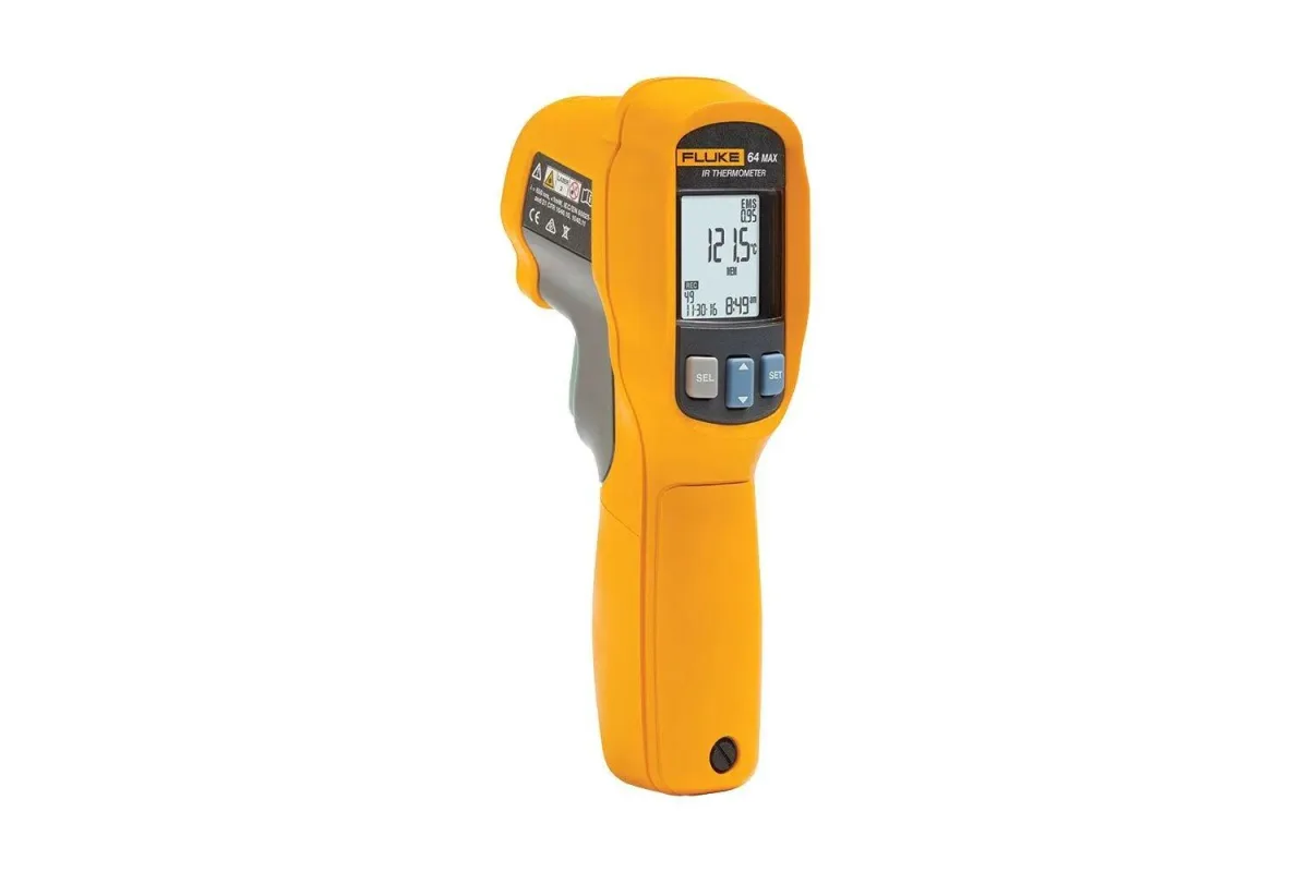 Пирометр инфракрасный Fluke 64 MAX, −30…+600 °C, оптика 20:1, память на 99 измерений — фото 10 из 11