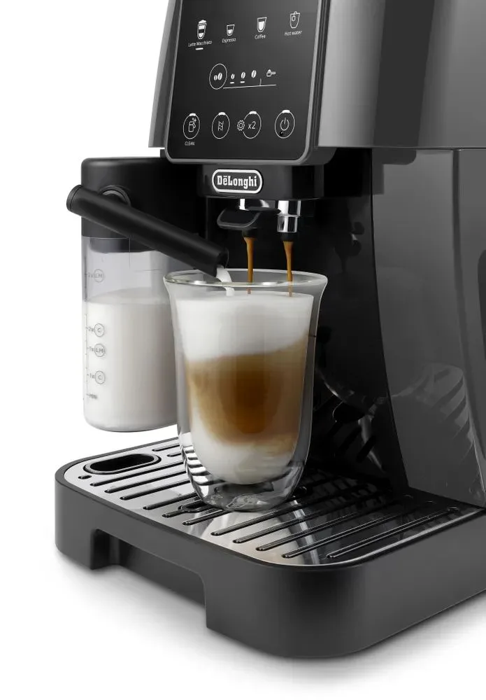 Автоматическая кофемашина Delonghi ECAM223.61.GB, 13 степеней помола, давление 15 бар, автокапучинатор, 2 порции эспрессо одновременно — фото 8 из 9