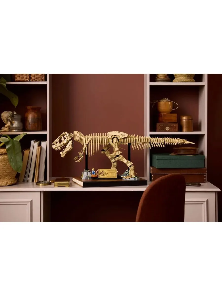 Конструктор JURASSIC WORLD Dinosaur Fossils: Tyrannosaurus rex(Окаменелости динозавров: Тираннозавр рекс) 76968, 3145 деталей — фото 12 из 12