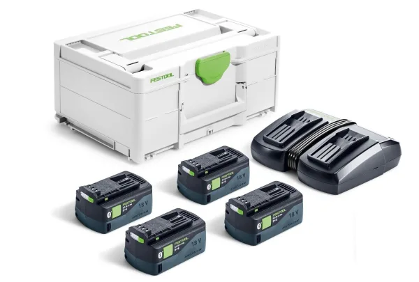 Набор аккумуляторы и зарядное устройство Festool SYS 18V 4*5,0/TCL 6 DUO 577709