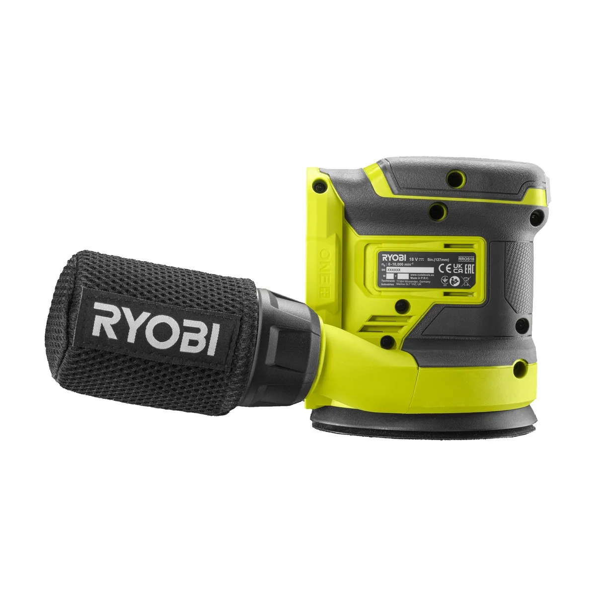 Эксцентриковая шлифовальная машина Ryobi RROS18-0 5133005393 — фото 2 из 3