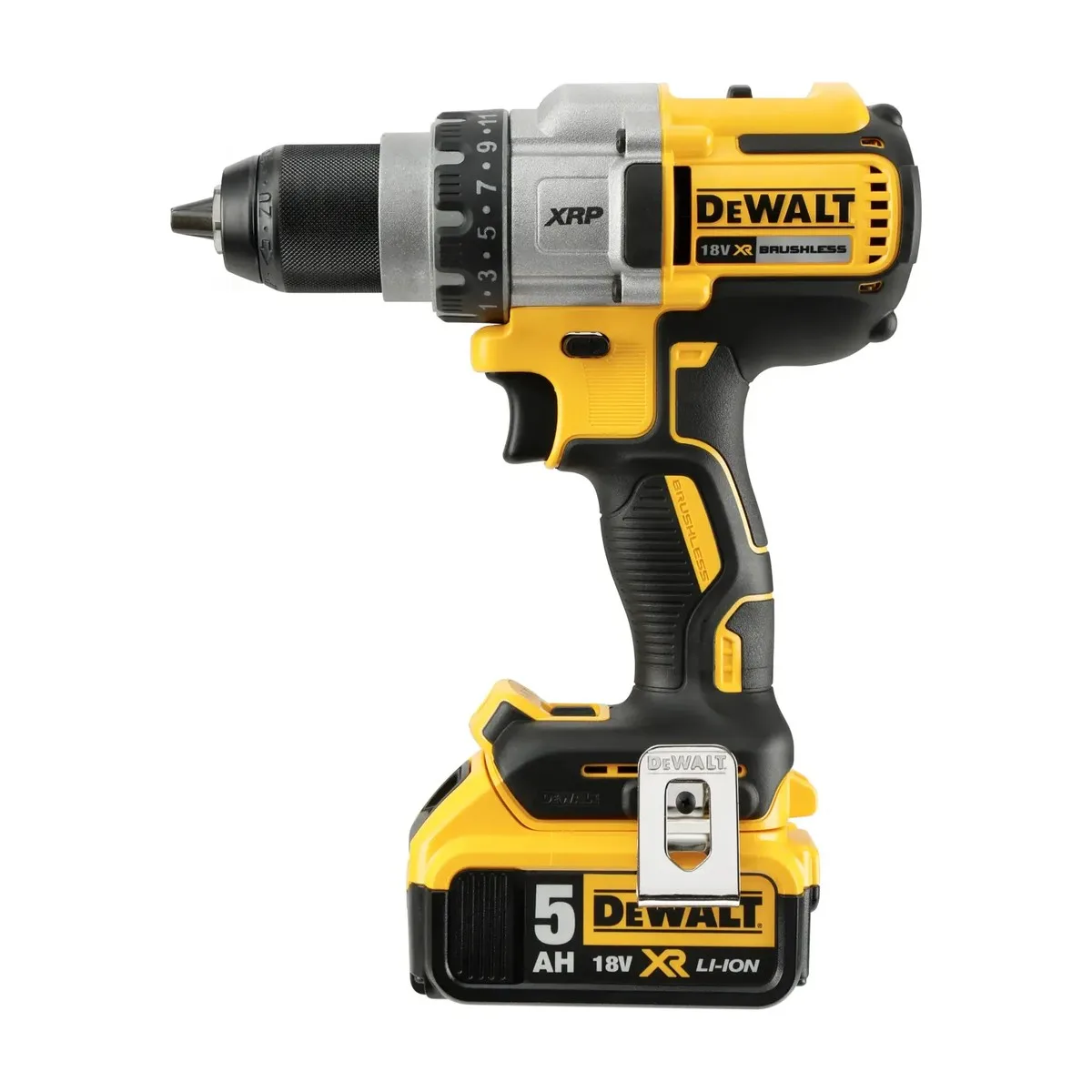 Дрель-шуруповерт аккумуляторная DeWalt DCD991P2-QW 18 В 2x5 Ач Li-lon — фото 2 из 2