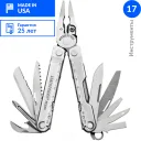 Мультитул LEATHERMAN Rebar, Silver, 17функций, нейлоновый чехол, 831557