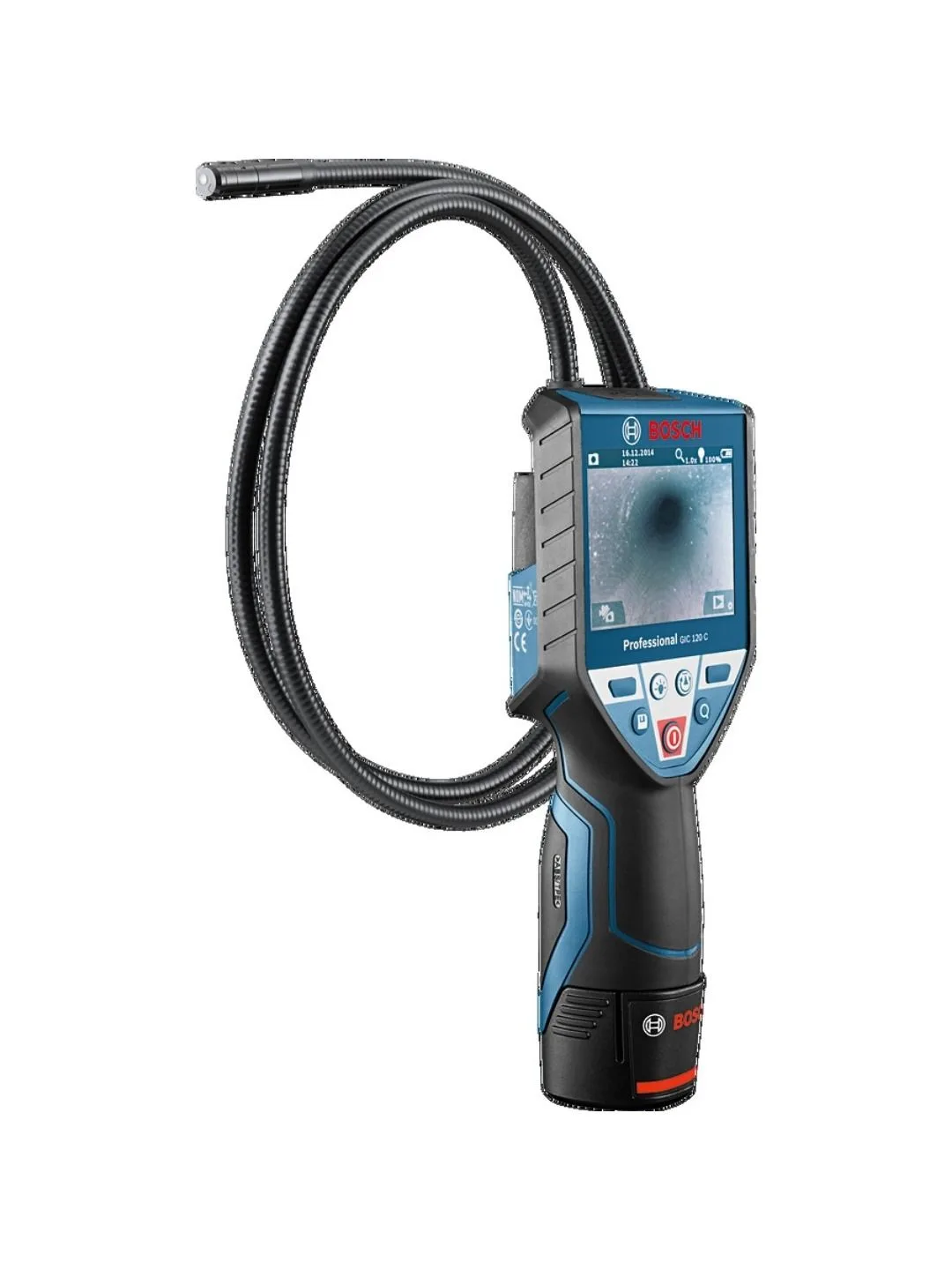 Инспекционная камера Bosch GIC 120 C 0601241200, синий/черный