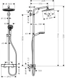 Душевой комплект Hansgrohe Crometta 27268000