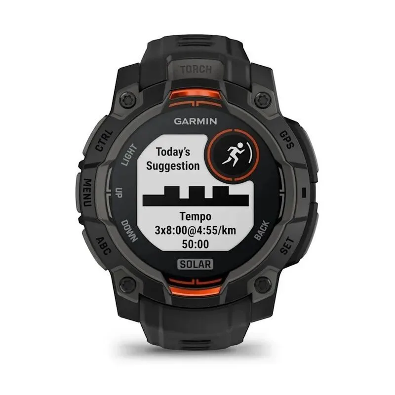Умные часы Garmin Instinct 3 45 mm Solar Black with Black Band 010-02934-00 — фото 2 из 5