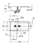 Кухонная мойка Grohe K400 31642ap0