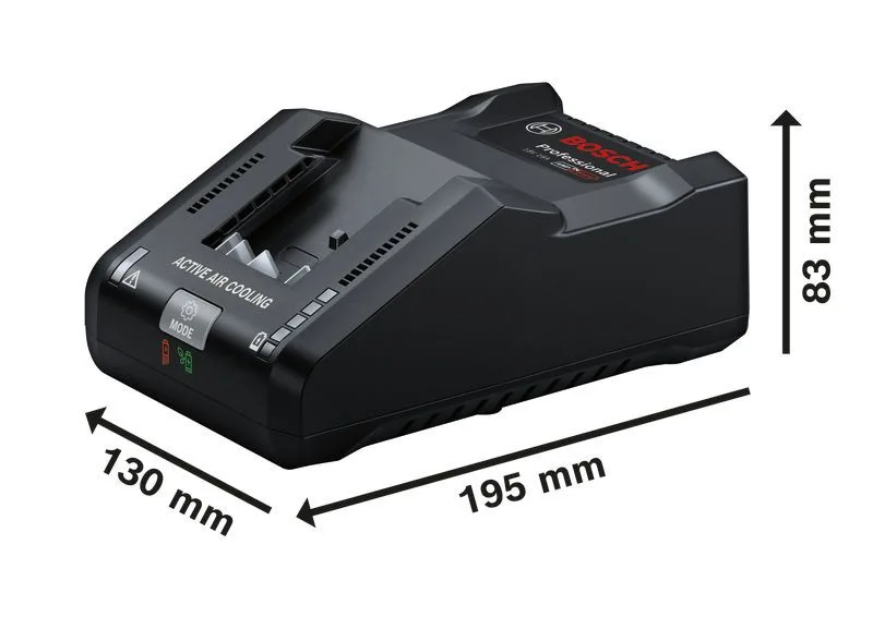 Зарядное устройство Bosch Professional GAL 18V-160, ток заряда 16 А — фото 3 из 6