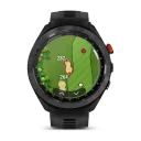 Смарт-часы для гольфа Garmin Approach S70 47 мм, AMOLED 1,4 дюйма, GPS, керамический безель