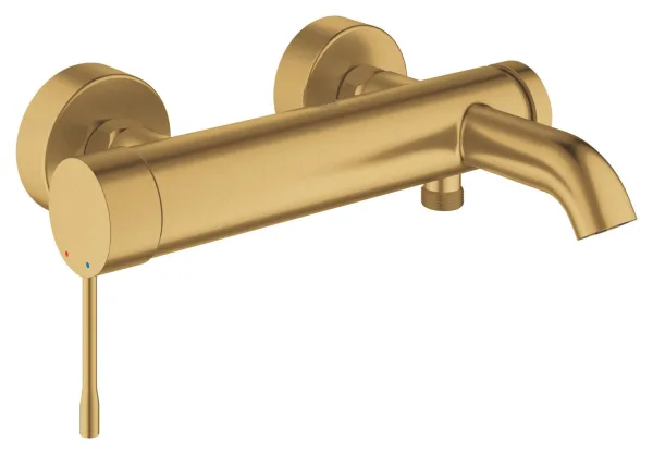 Смеситель для ванны Grohe Essence+ 33624GL1, латунь, золотистый