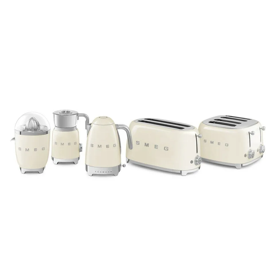 Соковыжималка Smeg CJF11CREU, кремовый, для цитрусовых, нержавеющая сталь, 1 л — фото 6 из 7