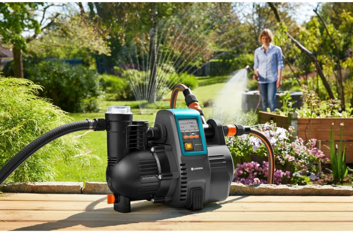 Насос напорный автоматический GARDENA Comfort 5000/5E LCD 1300Вт, 5000л/ч, 5,0бар — фото 5 из 11