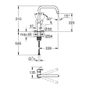 Смеситель однорычажный для мойки GROHE Start, суперсталь (30470DC0)