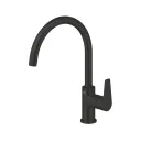 Смеситель для кухни Grohe Start Edge однорычажный, высокий C-образный излив, черный матовый