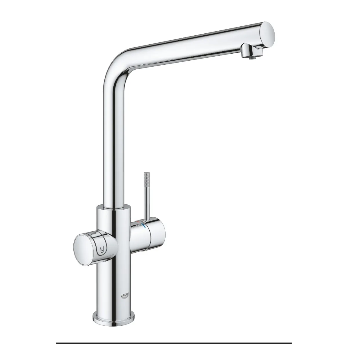Смеситель для кухонной мойки GROHE Blue Home с системой фильтрации, охлаждения и газирования воды, Wi-Fi, хром 31454001 — фото 6 из 7