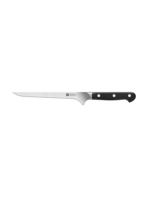 Нож филейный Zwilling Pro 38403-181, кованый клинок 18 см, твёрдость 55-58 HRC, Германия