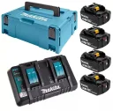 Набор PSK MKP3PG184 (BL1860Bx4 шт, DC18RD, кейс MAKPAC III) Makita 198094-8