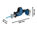 Аккумуляторная сабельная пила Bosch GSA 18V-24 Professional (06016A5100), без АКБ и ЗУ