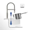 Однорычажный смеситель для кухни Villeroy & Boch Steel Expert Compact (927300LC)