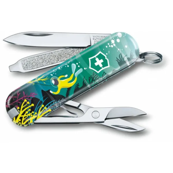 Мультитул Victorinox Classic SD Limited Edition 2020 Deep Dive, 0.6223.L2006