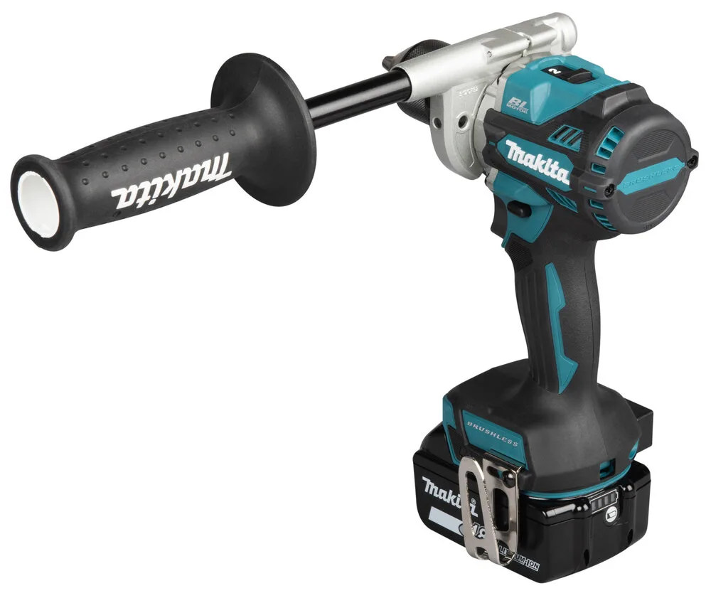 Дрель-Шуруповерт ударный Makita DDF492RTJ (0197050011688), зеленый/черный — фото 3 из 12