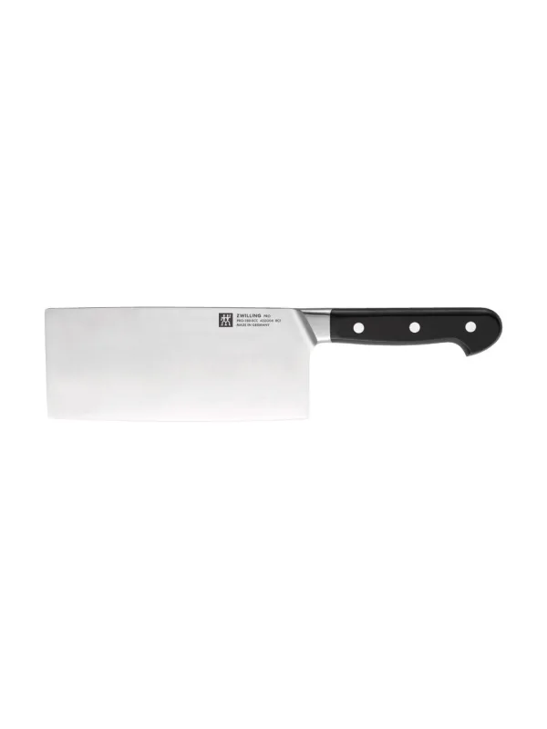 Нож китайский поварской Zwilling Pro 38419-181, кованый клинок 18 см, 55-58 HRC, Германия
