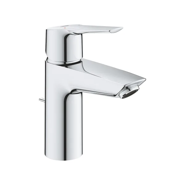 Смеситель для раковины однорычажный GROHE Start 32559002 керамический картридж SilkMove, экономия воды, прочная латунь, идеальный хром StarLight