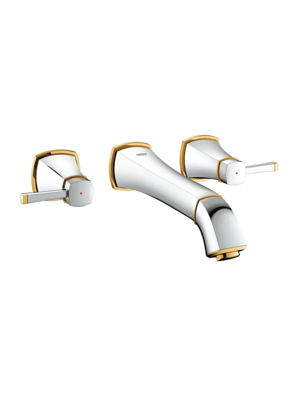 Смеситель для раковины Grohe Grandera 20415IG0 хром/золото