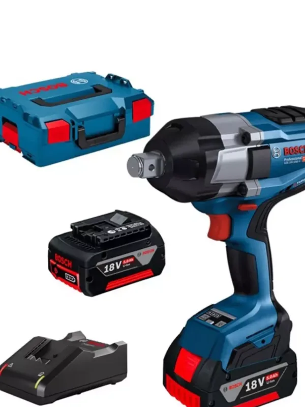 Аккумуляторный ударный гайковерт BOSCH GDS 18V-1050 HC 2x8,0 Ач; L-Boxx 18В 06019J8202