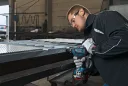 Дрель-шуруповерт Bosch GSR 18V-28, 2 x 4,0 Ah + L-Boxx (06159975ZR), синий/черный