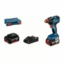 Гайковерт Bosch GDX 18V-200 L-Case, 2x4,0Ah, GAL 18V-40 (06019J2206)
