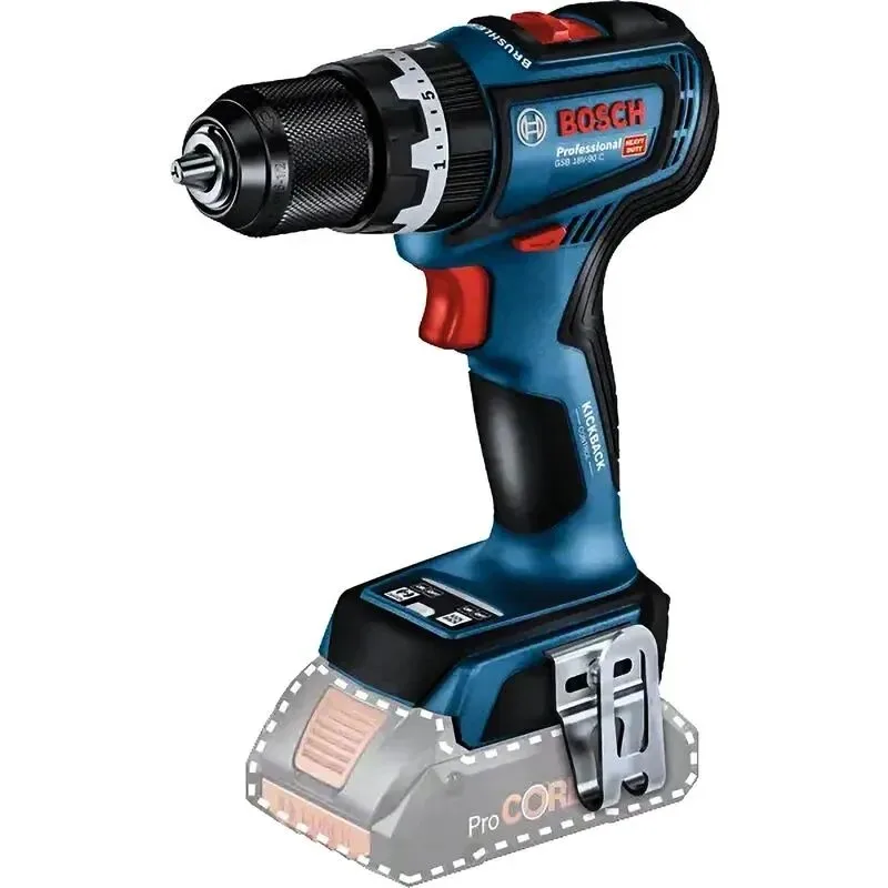 Аккумуляторная дрель-шуруповерт Bosch GSR 18V-90 C Professional 0615A5002R — фото 2 из 3