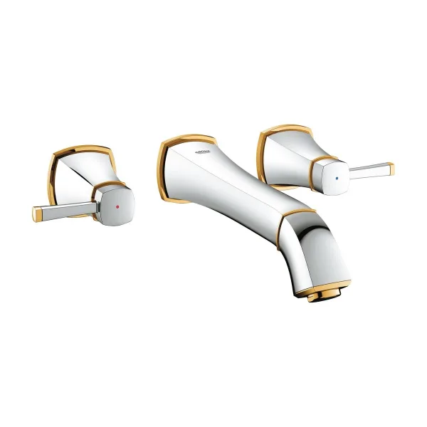 Смеситель для раковины Grohe Grandera 20415IG0 хром/золото