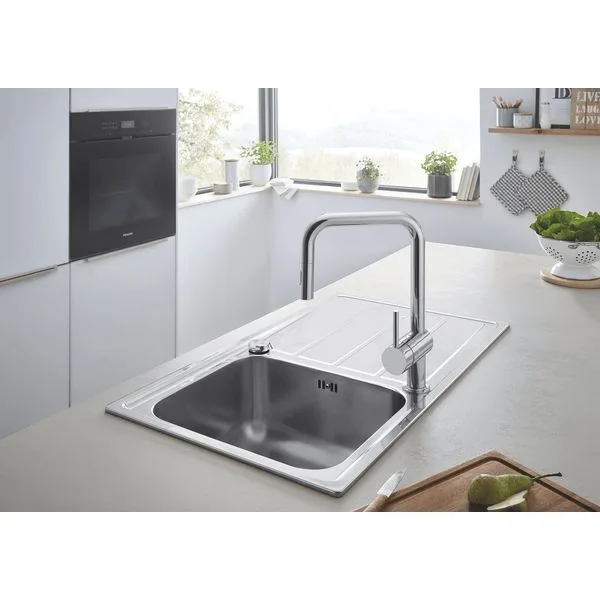 Смеситель однорычажный для мойки DN 15 GROHE Minta 32322002, латунь, хром — фото 3 из 3