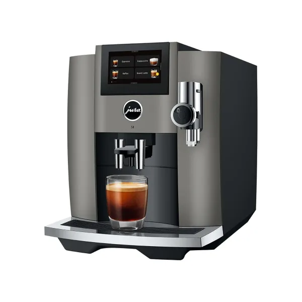 Кофемашина автоматическая JURA S8 Dark Inox (EB), 27 напитков, Sweet-Foam, Wi-Fi (15480)