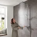 Душевой комплект Hansgrohe Crometta E 240 1jet Showerpipe EcoSmart 27281000