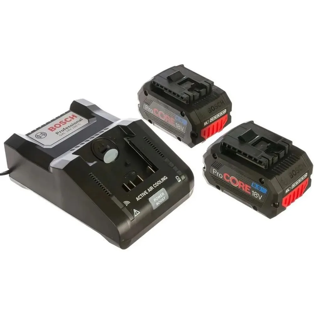Набор аккумуляторов и зарядных устройств Bosch 3 ProCORE18V 8.0Ah + GAL 18V-160 (0615a5004y) — фото 3 из 5