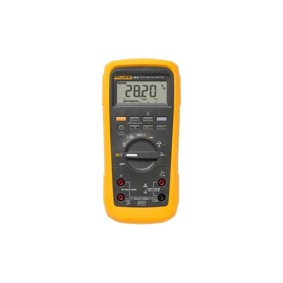 Промышленный мультиметр FLUKE 28 II/EUR, с функцией True-RMS
