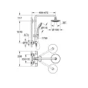Душевая система GROHE Euphoria 180 с термостатическим смесителем, хром (27296001)