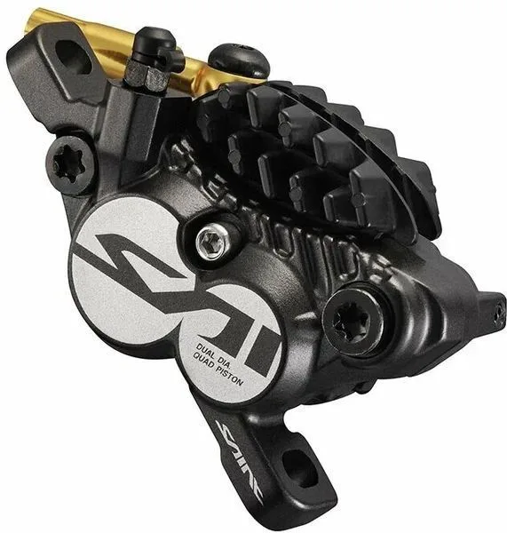 Комплект гидравлического дискового тормоза Shimano Saint M820 (левая ручка), 100 см — фото 3 из 8