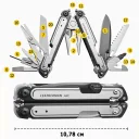 Нож-мультитул с инструментами Leatherman ARC Black & Steel (833076)