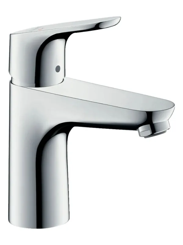 Смеситель для раковины Hansgrohe Focus 100 CoolStart 31621000, со сливным гарнитуром, хром
