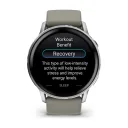 Смарт-часы Garmin Venu 4, 45 мм, AMOLED, серебристые, до 12 дней