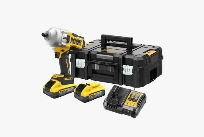 Гайковерт аккумуляторный DeWALT DCF961H2T, с кейсом, 18В, 2 АКБ, крутящий момент 2372Н\м — фото 6 из 6