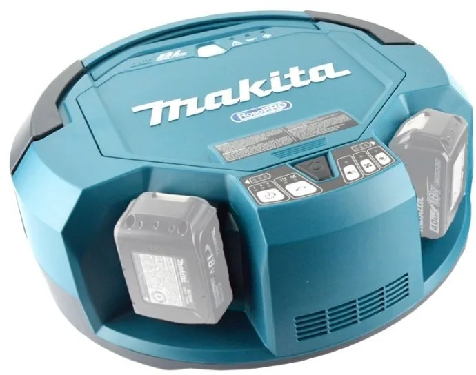 Робот-пылесос Makita DRC200Z без АКБ и ЗУ, синий/черный, 2.5 л — фото 11 из 12