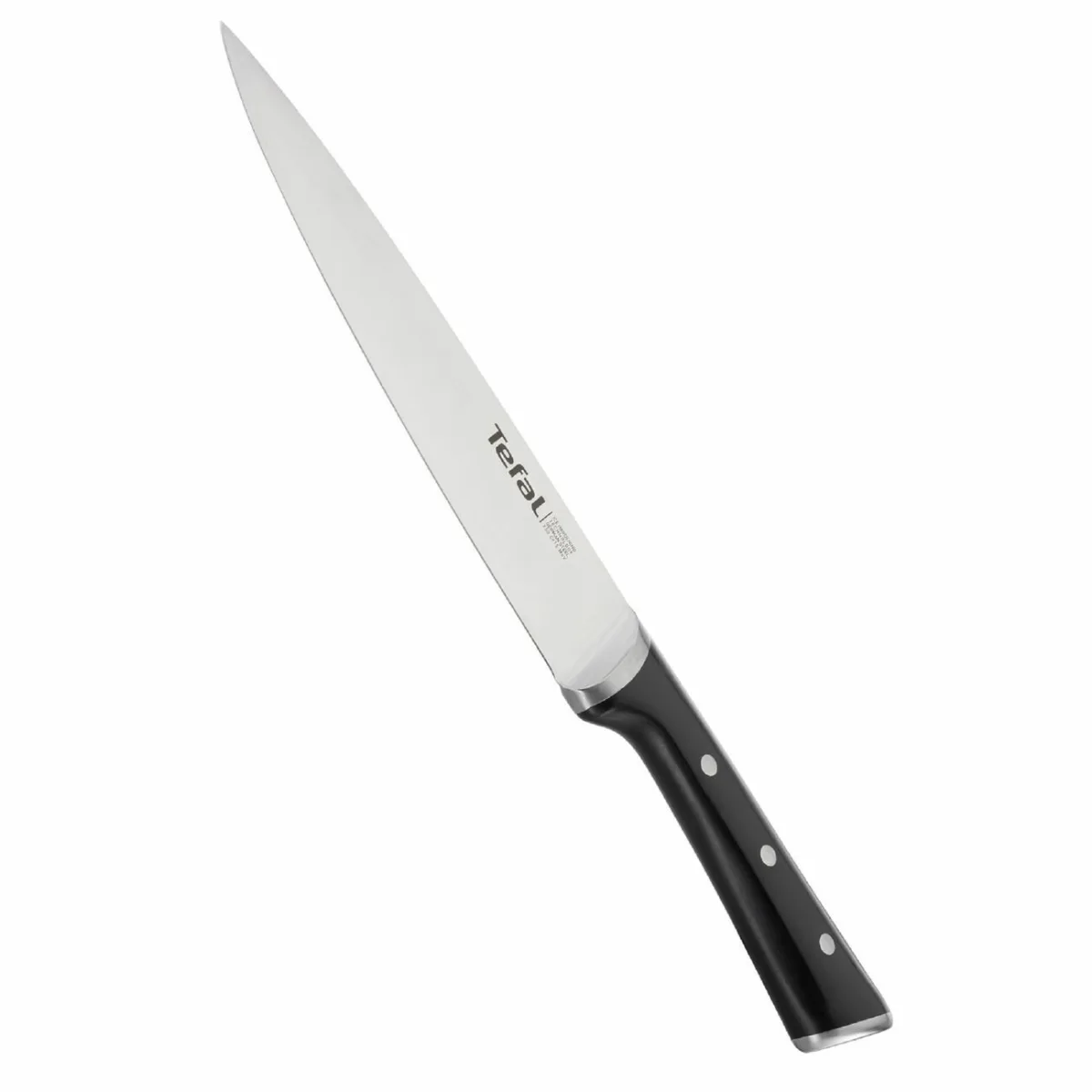 Нож кухонный "для шинковки" Tefal Ice Force 20 см K2320714, черный/нержавеющая сталь — фото 2 из 3