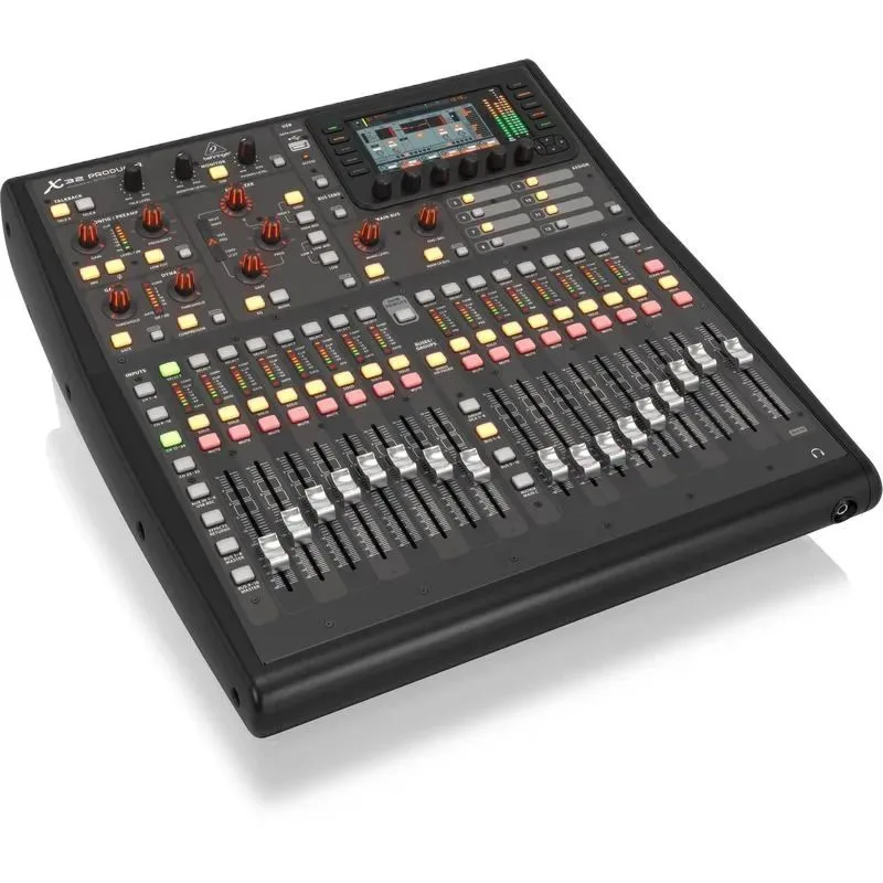 Цифровой микшер Behringer X32 PRODUCER, 32 вх+8 возвратов, 17 фейдеров, 22 аналоговых вх/14 вых — фото 2 из 11