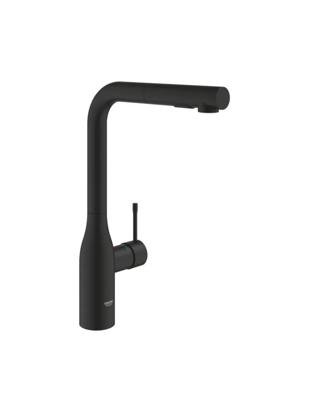Смеситель для раковины GROHE Essence однорычажный, фантомный чёрный (30504KF0)