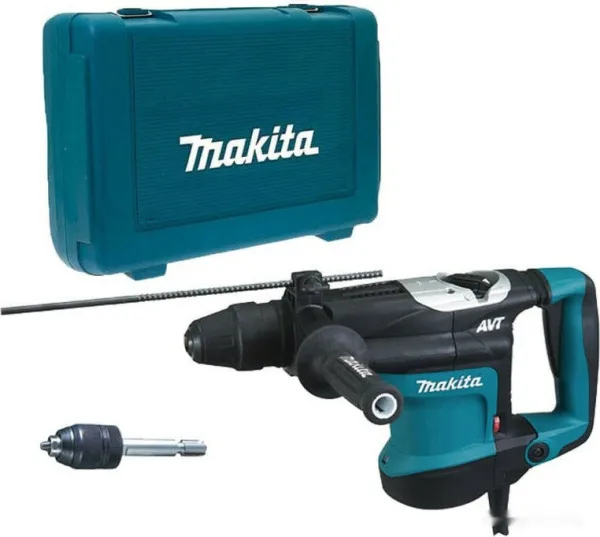 Перфоратор Makita HR3541FCX, SDS-Max, 850Вт, 3300уд/мин, 6.1Дж, с кейсом